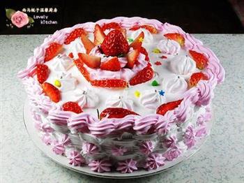 草莓生日蛋糕的做法步骤21