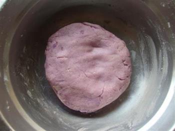 奶香紫薯饼干的做法步骤5