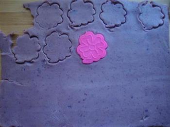 奶香紫薯饼干的做法步骤7