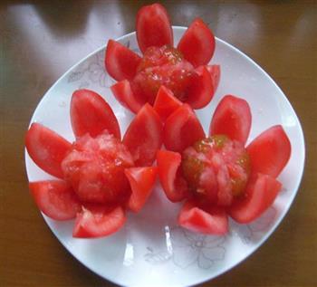 莲花番茄的做法步骤2