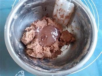 糖霜巧克力饼干的做法步骤4