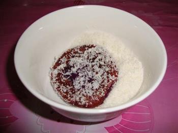 椰蓉紫薯糯米糍的做法步骤5