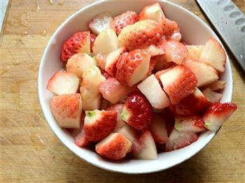 红糖草莓米布丁的做法步骤6