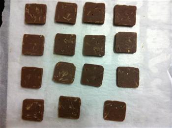 巧克力杏仁曲奇的做法步骤7