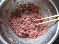 龙井茶香牛肉水饺的做法步骤6