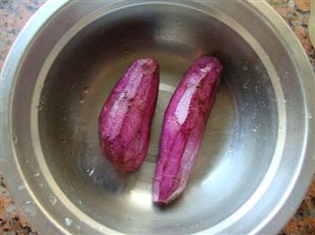 紫薯糯米豆浆的做法图解3