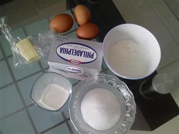 紫薯轻乳酪蛋糕的做法步骤1