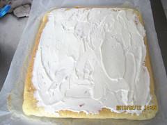 奶油彩绘蛋糕卷的做法步骤24