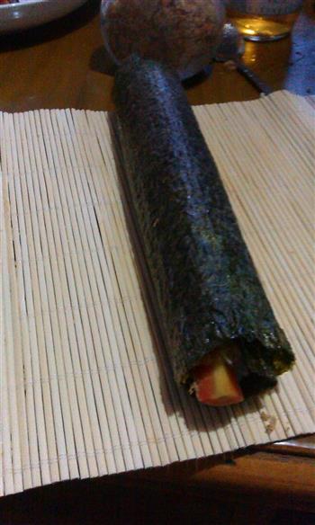 泡菜肉松寿司的做法步骤10