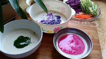 彩色蔬菜卷饼的做法步骤4