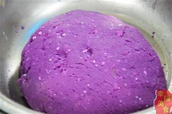 茉莉花紫薯米饼的做法步骤3