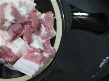 扁豆干红烧肉的做法步骤4