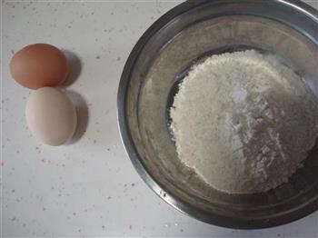 鸡蛋面粉饼的做法步骤1