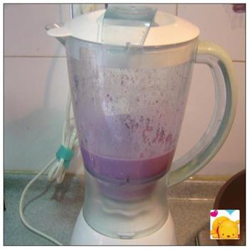 椰奶紫薯布丁的做法步骤3