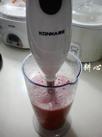 鲜榨草莓汁的做法步骤6