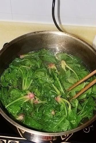 菠菜虾米拌粉丝的做法步骤7