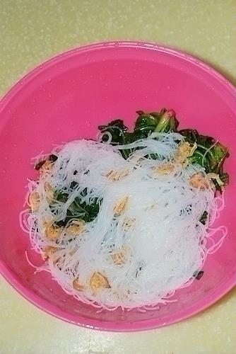 菠菜虾米拌粉丝的做法步骤9