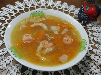 木瓜海米虾仁汤的做法图解4