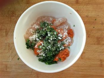 胡萝卜虾肉丸子的做法步骤7