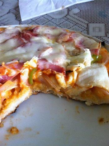杏鲍菇培根披萨的做法步骤3