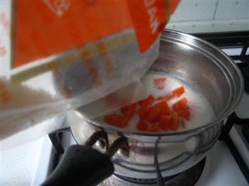木瓜牛奶小圆子的做法步骤6