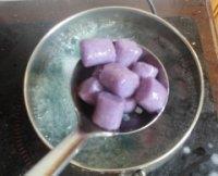 牛奶紫薯芋圆的做法图解9