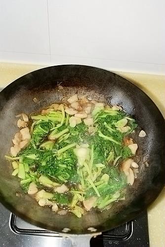 苔菜五花肉炖粉条的做法步骤16