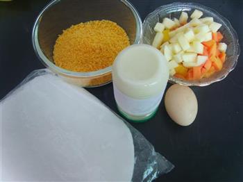 脆皮水果沙拉的做法步骤1