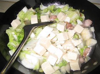 冻豆腐炖白菜的做法图解5