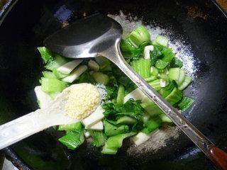 茭白青菜炒油条的做法图解11