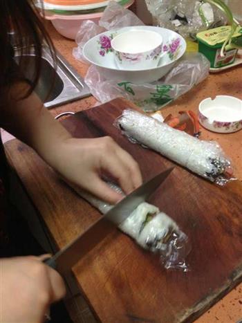 樱花寿司和飞鱼子寿司的做法步骤11
