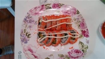 樱花寿司和飞鱼子寿司的做法步骤15