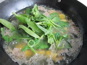 猪肝日本豆腐汤的做法步骤8