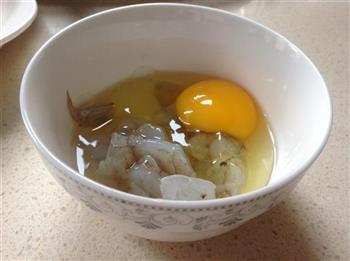 韮香虾仁鸡蛋酱的做法步骤2