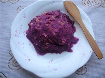 紫薯麻团的做法图解4