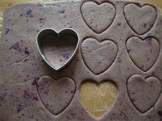 心形紫薯饼干的做法步骤7