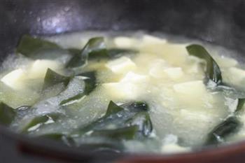 虾米海带豆腐汤的做法步骤6
