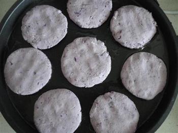 紫薯豆渣糯米饼的做法图解5