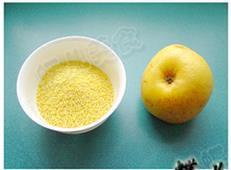 苹果小米粥的做法步骤1