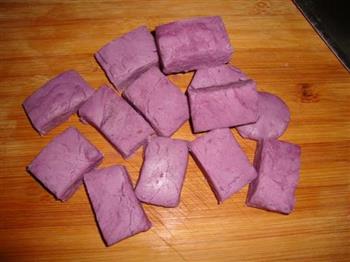 椰香紫薯糕的做法步骤6