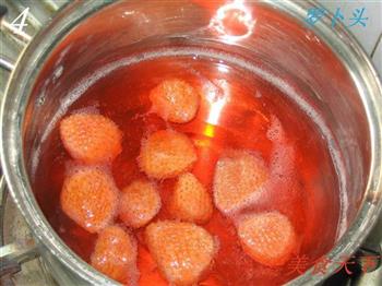糖水草莓的做法步骤4