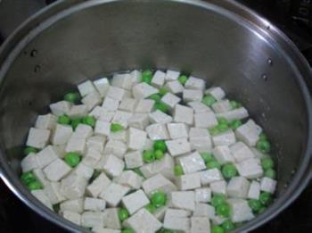 豌豆豆腐蛋花汤的做法图解8