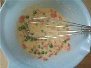 豌豆火腿早餐饼的做法步骤9