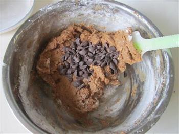 巧克力葡萄干饼干的做法步骤5