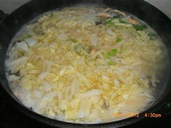 大白菜鸡汤面的做法步骤11