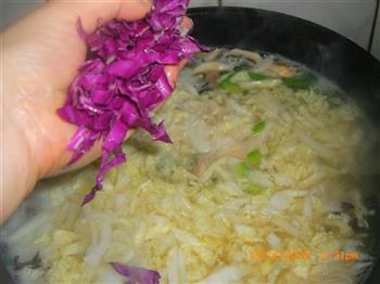 大白菜鸡汤面的做法步骤12