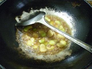 肉末蚕豆炒丝瓜的做法步骤10