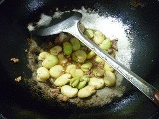 肉末蚕豆炒丝瓜的做法步骤9