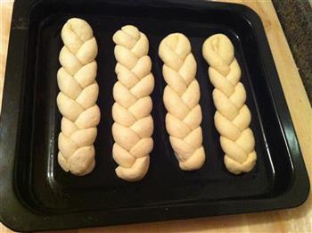 豆渣辫子面包的做法步骤8