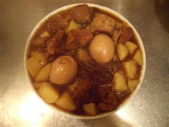 土豆烩牛肉卤蛋的做法步骤9